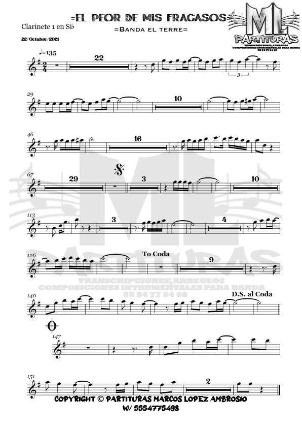 La imagen puede contener una previsualizacion de una partitura